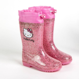 Hello Kitty® Kumisaappaat Pinkki Kimalle