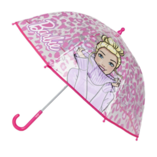 Barbie® Leopardi Sateenvarjo Vaaleanpunainen