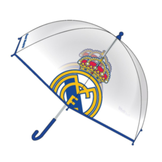 Real Madrid® Logo Sateenvarjo Valkoinen