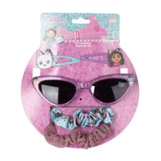 Gabby's Dollhouse® Aurinkolasit & Hiustarvikesetti