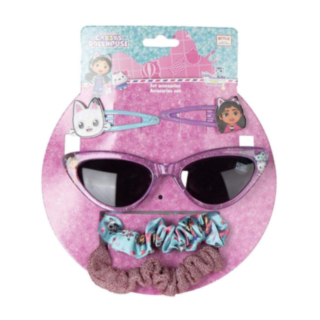 Gabby's Dollhouse® Aurinkolasit & Hiustarvikesetti
