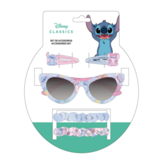 Stitch® Aurinkolasit & Hiustarvikesetti Pastelli