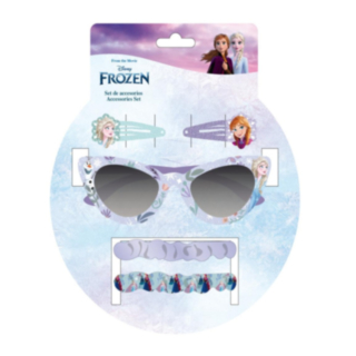 Frozen® Aurinkolasit & Hiustarvikesetti