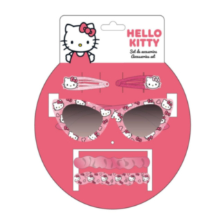 Hello Kitty® Aurinkolasit & Hiusasustesetti Vaaleanpunainen
