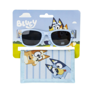 Bluey® Aurinkolasit & Lompakko Sininen