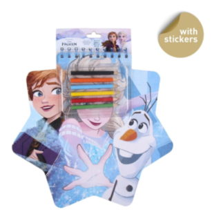 Frozen® Muistikirja & Värikynät