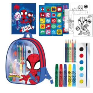 Spiderman® Väritettävä Reppu Sininen