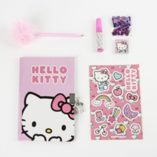 Hello Kitty® Päiväkirjasetti Vaaleanpunainen