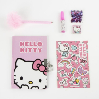 Hello Kitty® Päiväkirjasetti Vaaleanpunainen