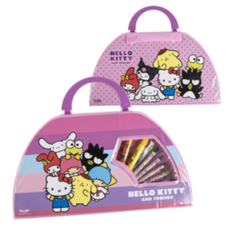 Hello Kitty® Väritys & Piirustussetti Vaaleanpunainen