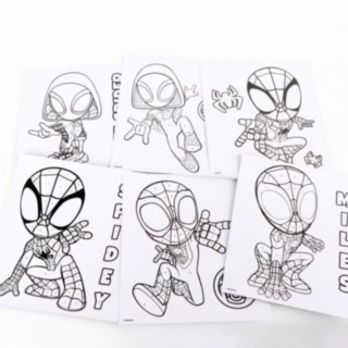 Spiderman® Värityssetti