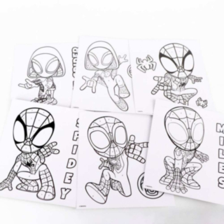 Spiderman® Värityssetti