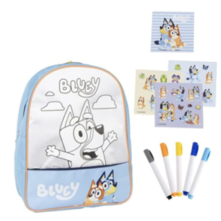 Bluey® Väritettävä Reppu