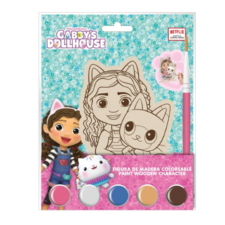 Gabby's Dollhouse® Maalattavat Puuhahmot