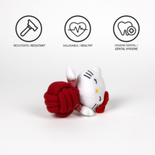 Hello Kitty® koiranlelu punainen