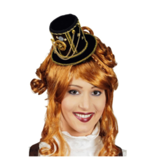 Mini Steampunk Hattu Musta