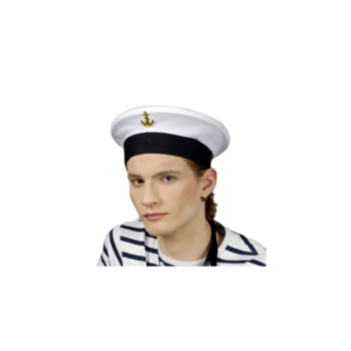 Merimieshattu Valkoinen