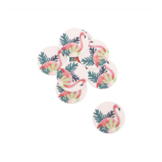 Flamingo Puukonfetti Vaaleanpunainen