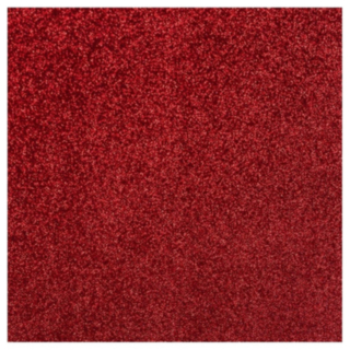 Glitter Kangas Tummanpunainen