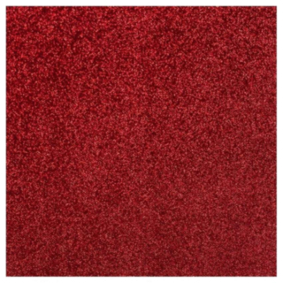 Glitter Kangas Tummanpunainen