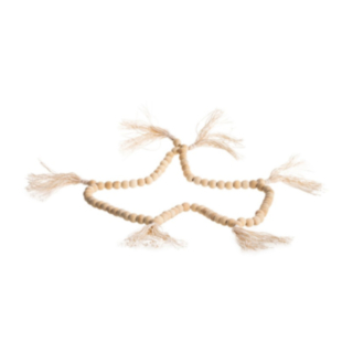 Vintage Puuhelmi Koristenauha
