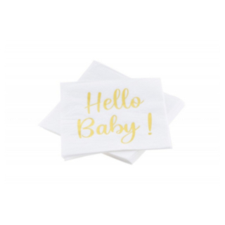 Hello Baby Servietit Kulta
