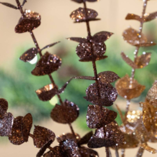 Glitter Eukalyptuksen Oksa Ruskea