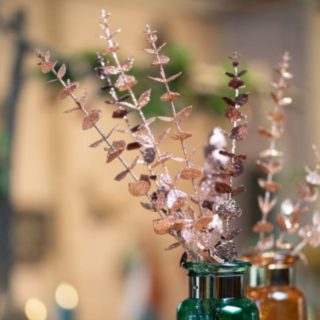 Glitter Eukalyptuksen Oksa Ruusukulta
