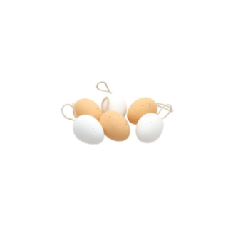 Ripustettava Pääsiäismuna Valkoinen/Beige