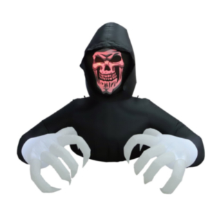 Puhallettava Grim Reaper LED-valolla