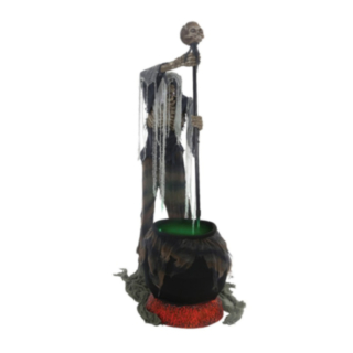 Luuranko Padan Kanssa Halloweenfiguuri