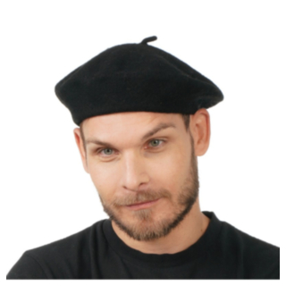 Ranskalainen Baretti Musta
