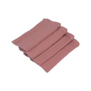 Puuvillaservetit Puuterinpinkki