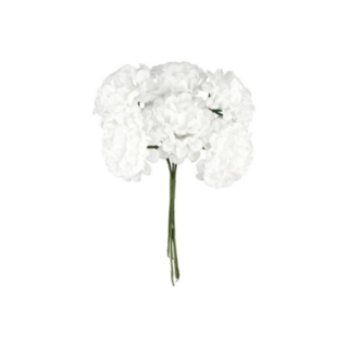 Tekokukat Mini Hortensia Valkoinen