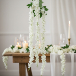 Tekokukka Köynnös Hortensia Valkoinen