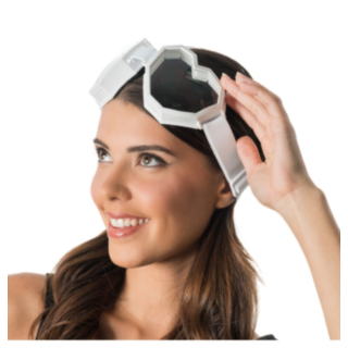 Sydän Juhlasuojaimet Goggles Valkoinen