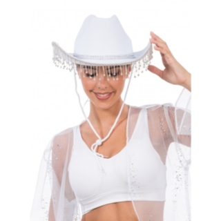 Strassicowboyhattu Valkoinen