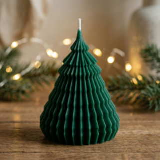 Origami Joulukuusi Vaaleanvihreä