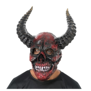Demonin Kallokasvomaski Punainen