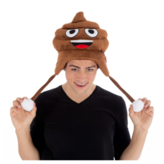 Emoji Paska Hattu Ruskea