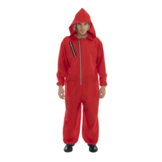 Casa de Papel Punainen Haalaripuku Naamiaisasu