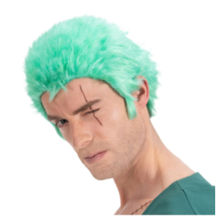One Piece® Zoro Peruukki Vihreä