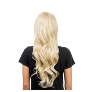 Jenna Pitkä Peruukki Otsatukalla Blondii