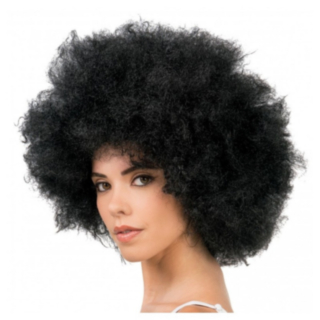 Afro Peruukki Musta