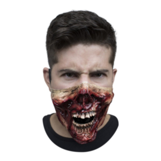 Zombie Puolinaamio Lateksia