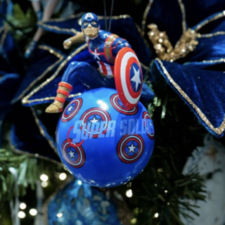 Captain America® -joulukuusenkoriste
