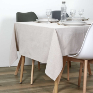 Puuvilla Pöytäliina Beige