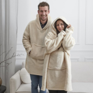 Vilttihuppari Beige