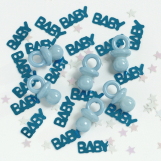 Sininen Baby-luksuskonfetti