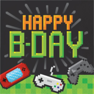 Gaming Party Happy B-day servetit